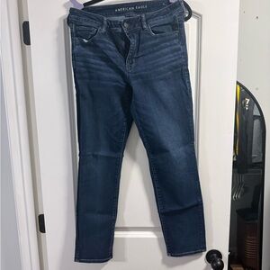 American Eagle Outfitters Dark Blue Skinny Jeans